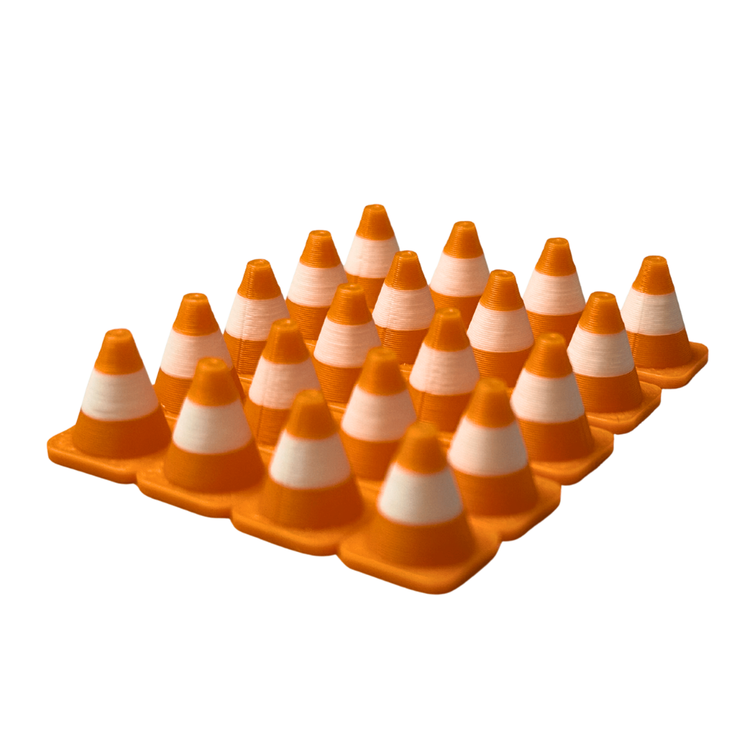Orange cones