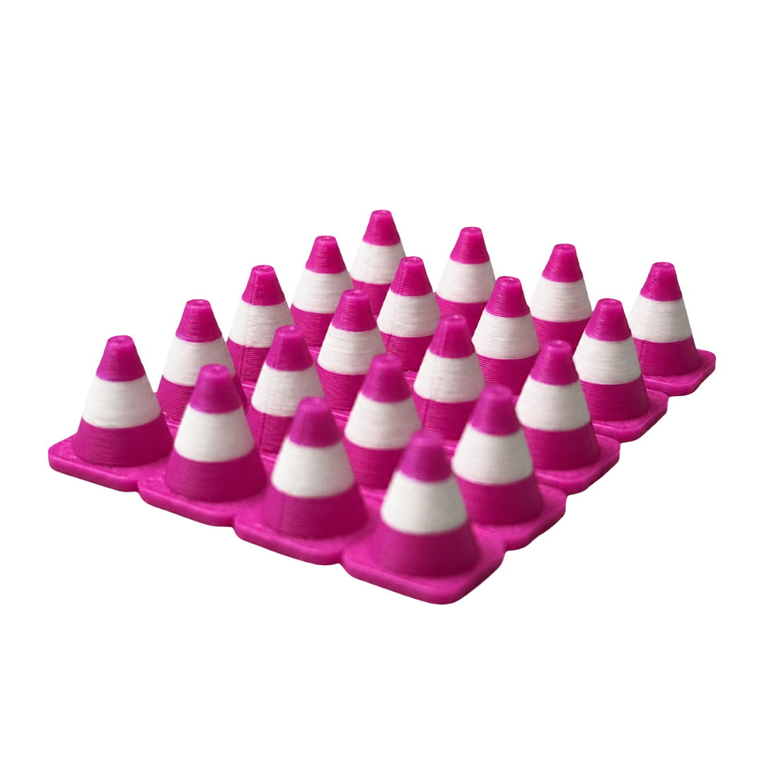 Pink cones